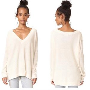 Hatch for maternity or regular use. Super soft waffle wool/cashmere V neck